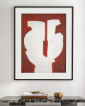 Интерьерное жикле “Composition in red”
