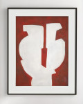 Интерьерное жикле “Composition in red”