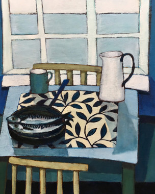 Интерьерное жикле “Mackerel and jug”