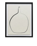 Постер “Drawing Vase” с чёрной рамой