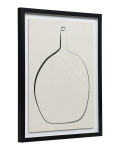Постер “Drawing Vase” с чёрной рамой