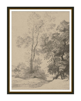 Постер в винтажном стиле “Pastoral Sketch”