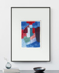 Интерьерное жикле “Bleue, verte et rouge”