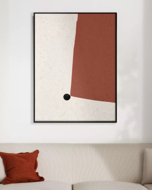 Интерьерное жикле “Beige and Orange”