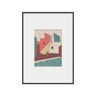 Интерьерный постер “Santorini”