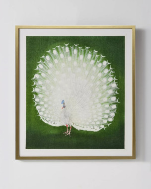 Интерьерный постер “White Peacock”