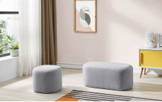 Пуф SOFA 03-4080S светло-серый HE512-10