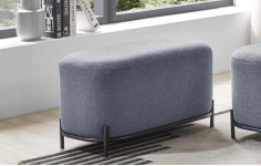 Пуф SOFA 03-4080 серый HE512-11