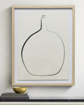 Постер “Drawing Vase” с дубовой рамой