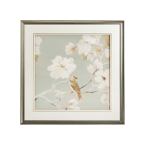 Постер в раме “Birds and flowers – I”