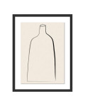 Постер “Minimal Vase” в чёрной раме