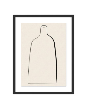 Постер “Minimal Vase” в чёрной раме