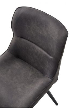 Стул DC-2206 темно серый COWBOY 104#/черный