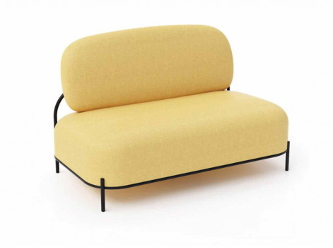 Диван SOFA 06-02 (2-х местный) желтый A652-21