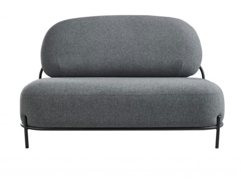 Диван SOFA 06-02 (2-х местный) серый HE512-11