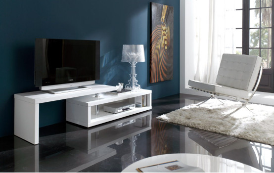 Тумба TV 600 белый