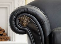 Диван Versace (2-х местный) черный