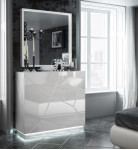 Зеркало FRANCO KIU 1260 белый