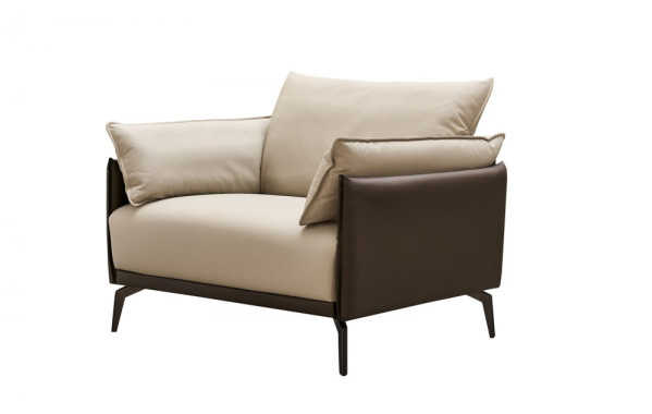 Кресло ELEGANTE NAPPA ELSF015 бежевый 6615-коричневый