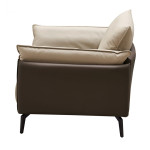 Кресло ELEGANTE NAPPA ELSF015 бежевый 6615-коричневый