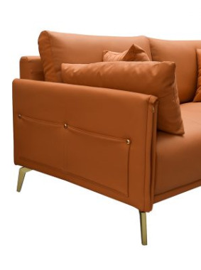 Диван CALIFORNIA NAPPA SF002 (2-х местный) коричневый 6606