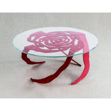 Столик Rosa Sospesa Con Vetro Trasparente арт. P4902