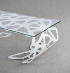 Столик Armonico Slim Con Vetro Trasparente арт. P4936