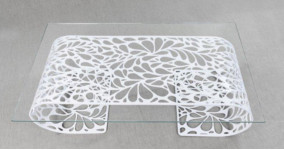 Столик Leaves Large Con Vetro Trasparente арт. P4966