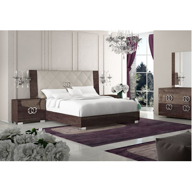 Кровать 180x203 люкс изголовье Beige Vermont Prestige арт. PRBUMLT03