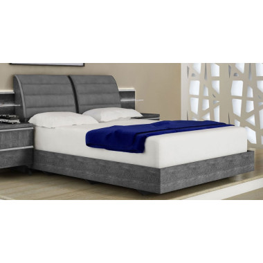 Кровать 180х203 изголовье Grey Vermont Elite Grey арт. ELBGRLT03