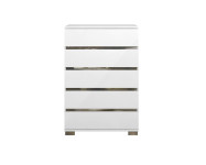 Комод высокий 5 ящиков Dream White арт. DRBWHCM02S