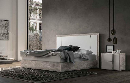 Кровать 198х203 King Size Treviso Grey арт. ERTRBWHLT02