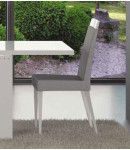 Стул люкс микрофибра серый Elegance Diamond White арт. EDDWHSD04