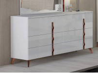 Комод 6 ящиков Sirio White арт. SIBWHCM01