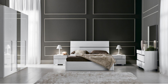 Кровать с подъемным механизмом 160х200 Caprice White арт. CABWHLT03