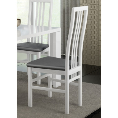 Стул эконом кожзам серый Elegance White арт. ELDWHSD03