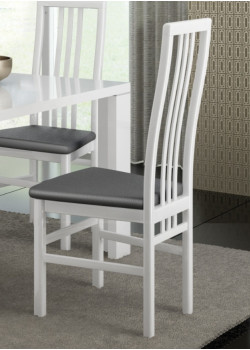 Стул эконом кожзам серый Elegance White арт. ELDWHSD03