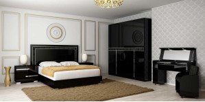 Кровать 180х203 Volare Black арт. VOBBLLT03