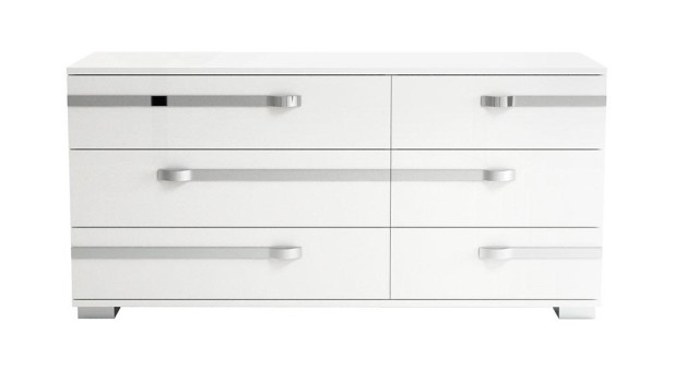 Комод двойной 6 ящиков Volare White арт. VOBWHCM01