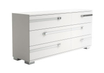Комод двойной 6 ящиков Volare White арт. VOBWHCM01
