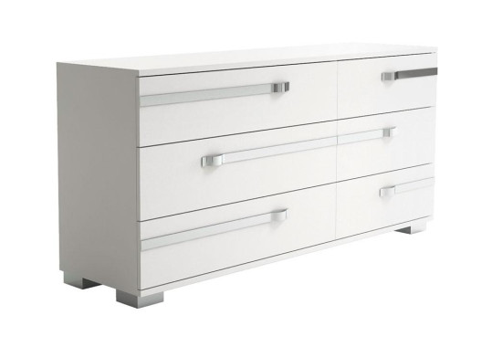 Комод двойной 6 ящиков Volare White арт. VOBWHCM01