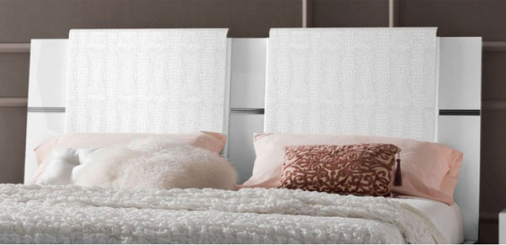 Мягкое изголовье из двух подушек (кровать 180/200) Caprice White арт. CABWCIM03