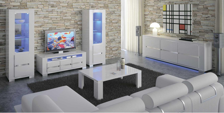 Тумба TV Elegance Diamond White арт. EDDWHPT01S