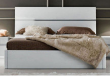 Кровать 180х200 (прямые царги) Caprice White арт. CABWHLT09