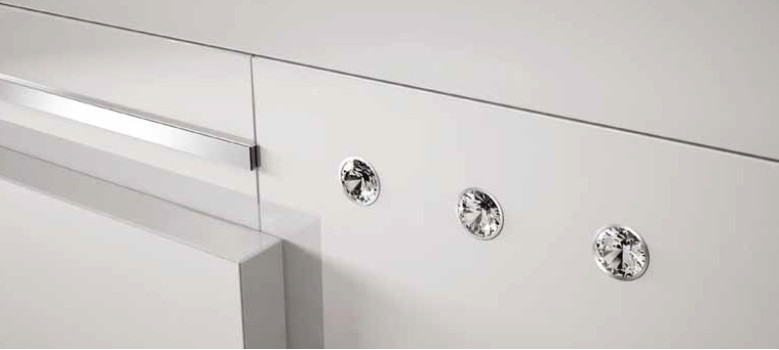 Буфет 2 двери Elegance Diamond White арт. EDDWHB201S
