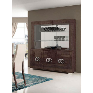 Витрина три двери с подсветкой Prestige арт. PRDUMV301