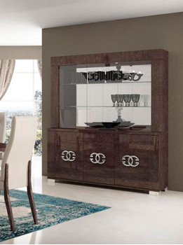Витрина три двери с подсветкой Prestige арт. PRDUMV301