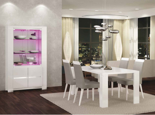Стул люкс микрофибра серый Elegance White арт. ELDWHSD04