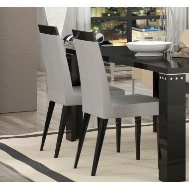 Стул люкс микрофибра серый Armonia Diamond арт. ADDBLSD04