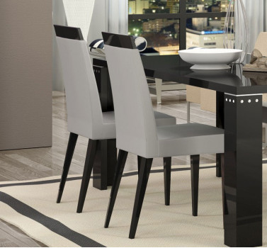Стул люкс микрофибра серый Armonia Diamond арт. ADDBLSD04
